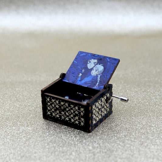 Ghibli Howl's Moving Castle Hand Crank Music Box - Wooden Collectible