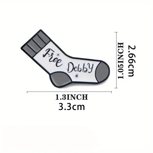 Free Dobby Harry Potter Pin - House Elf Liberation Enamel Badge