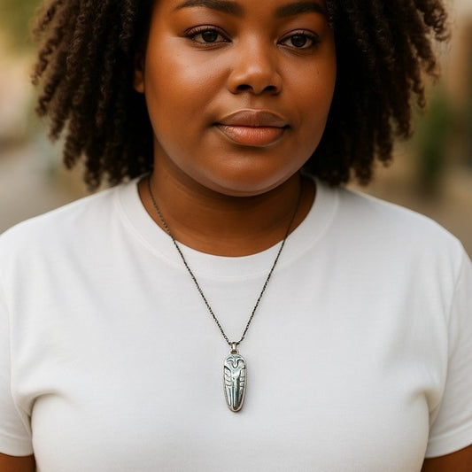 Night Owl Celestial Necklace - Reversible Moon Star Pendant