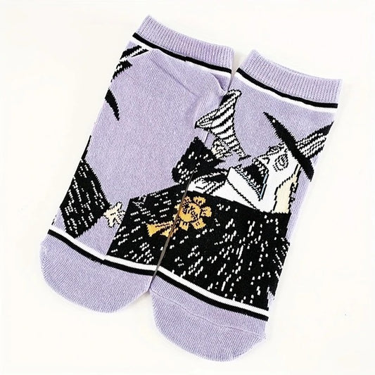 Nightmare Before Christmas Ankle Socks - Tim Burton Character Design