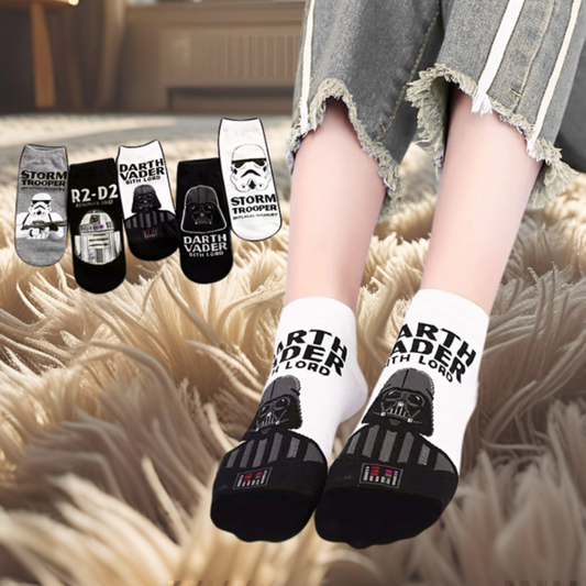 Star Wars Ankle Socks - Character Design Unisex Comfortable Fit