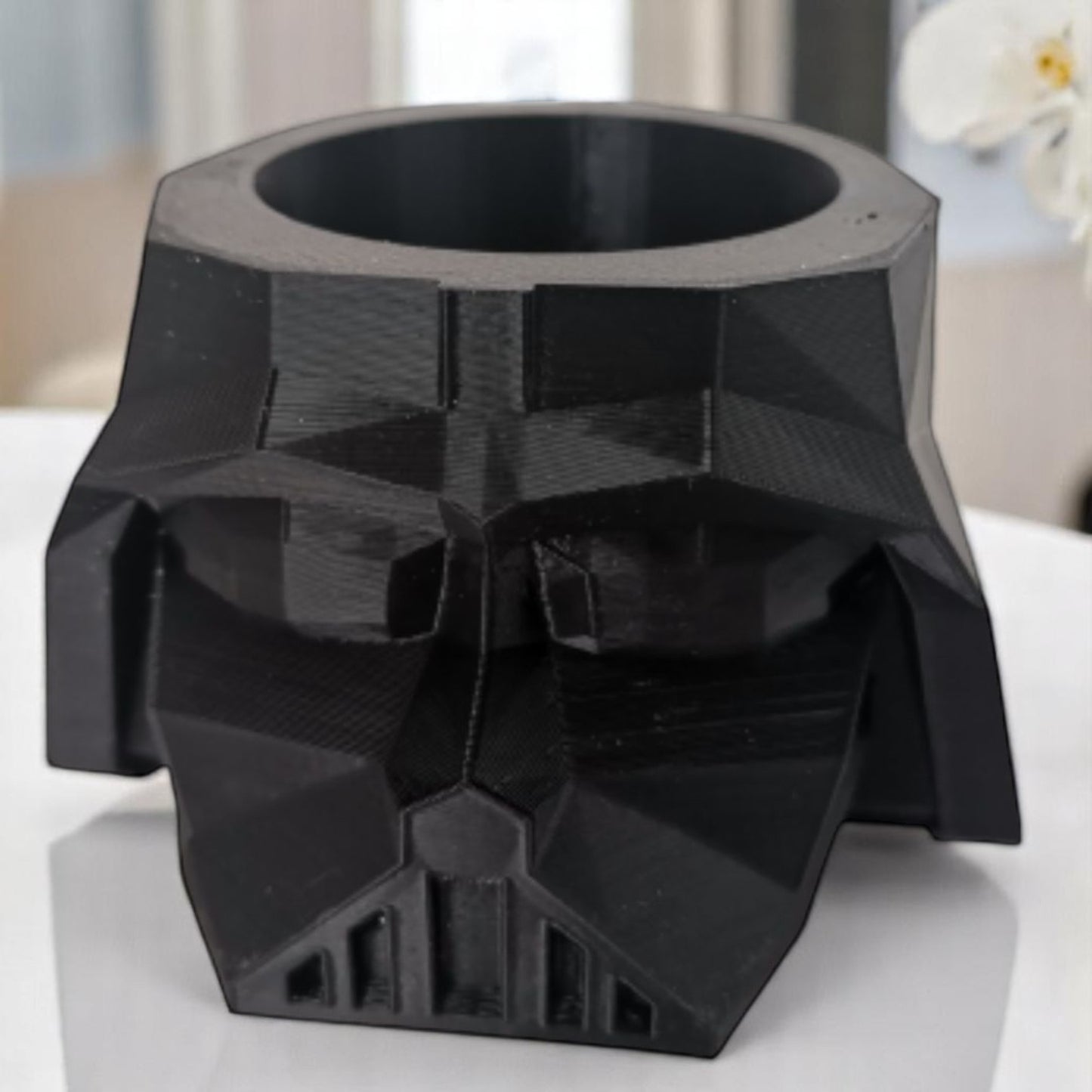 Star Wars 3D Printed Planters Dart Vader - Character Design Cement Weighted Pots