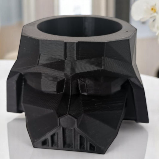 Star Wars 3D Printed Planters Dart Vader - Character Design Cement Weighted Pots