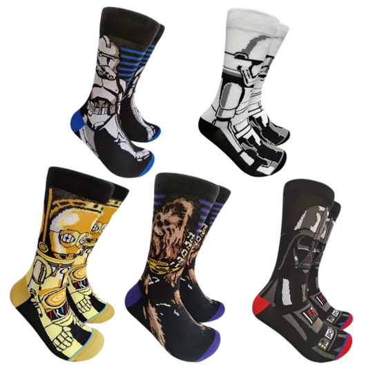 Star Wars Character Tall Socks - Mid-Calf All Over Print One Size