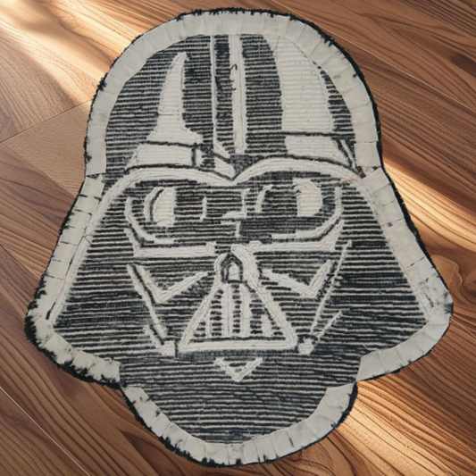 Handmade Tufted Darth Vader Rug