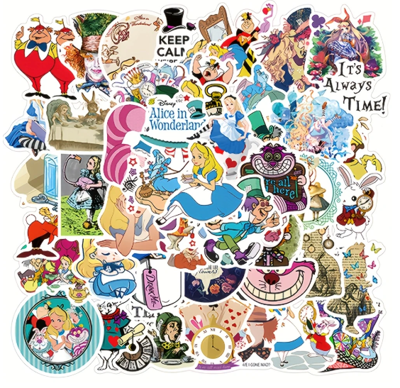 Disney Alice in Wonderland Stickers - Cartoon Blind Pack 5
