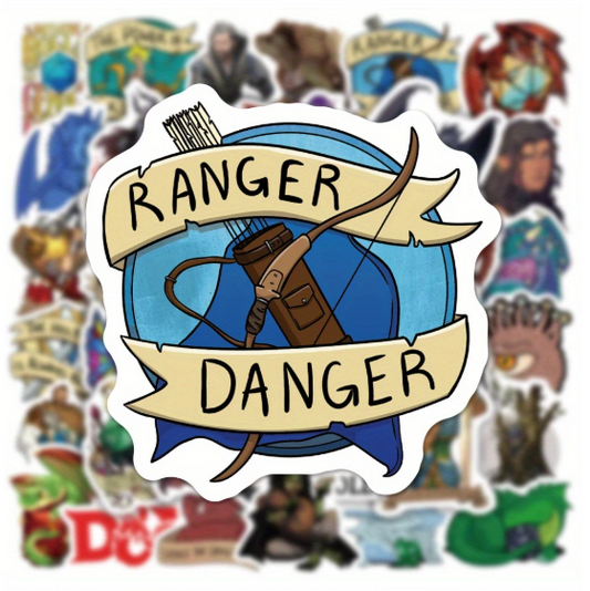 D&D Stickers Dungeons Dragons - Fantasy RPG Blind Pack 5