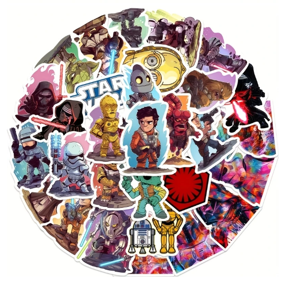 Star Wars Character Stickers - Empire Jedi Blind Pack of 5