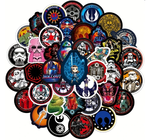 Star Wars Character Stickers - Empire Jedi Blind Pack of 5