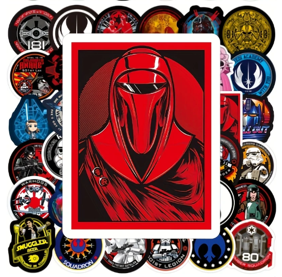 Star Wars Character Stickers - Empire Jedi Blind Pack of 5