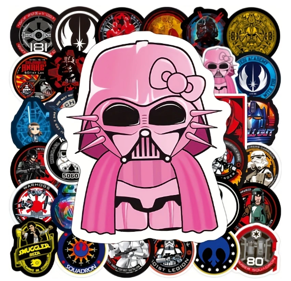 Star Wars Character Stickers - Empire Jedi Blind Pack of 5