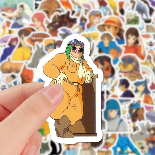 Studio Ghibli Themed Stickers - Anime Cartoon Blind Pack of 5