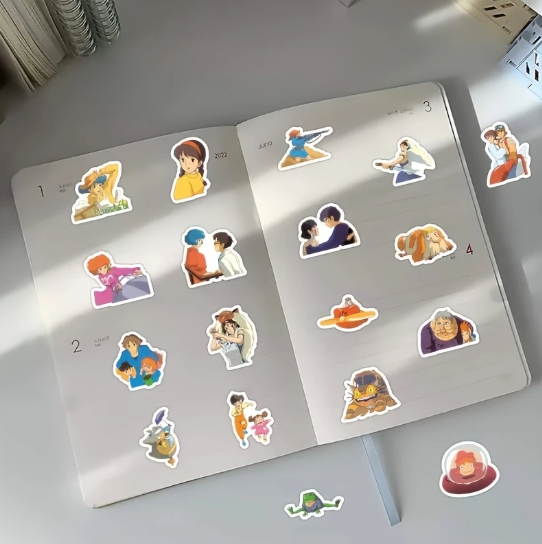 Studio Ghibli Themed Stickers - Anime Cartoon Blind Pack of 5