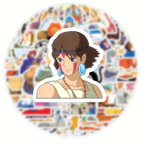 Studio Ghibli Themed Stickers - Anime Cartoon Blind Pack of 5