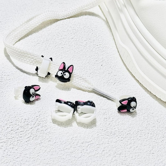 Studio Ghibli Jiji Cat Shoelace Charms - Kiki's Delivery Service Set