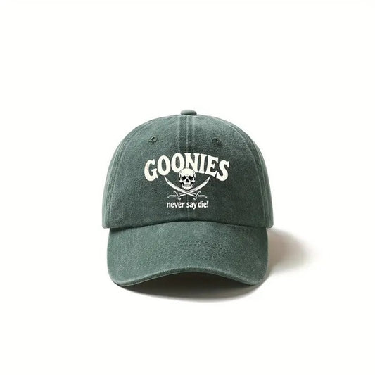 Vintage Goonies Cap - Never Say Die Skull Logo Baseball Hat