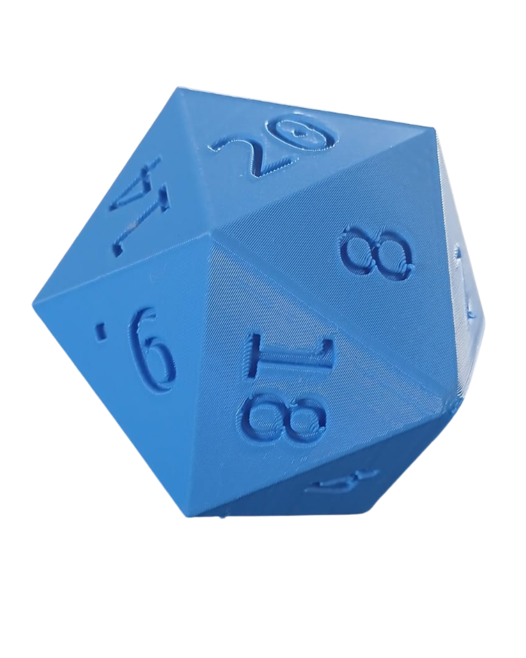 Oversized 3D-Printed D20 Dice – Unique Giant Gaming Accessory for D&D, RPGs & Collectors