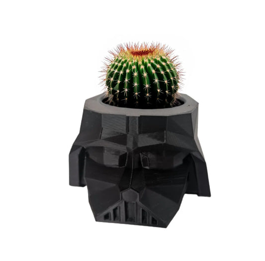 Star Wars 3D Printed Planters Dart Vader - Character Design Cement Weighted Pots