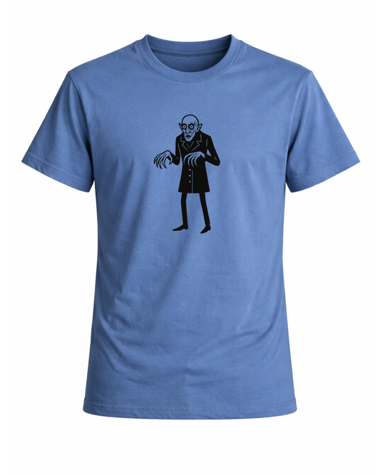Hand-Printed Nosferatu Horror T-Shirt