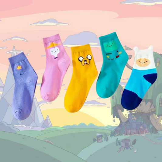 Adventure Time Midi Socks - Mathematical Character Design UK 4-7