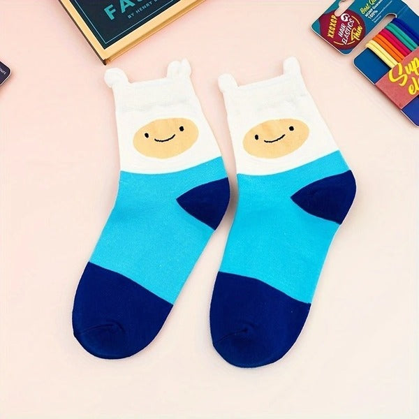 Adventure Time Midi Socks - Mathematical Character Design UK 4-7