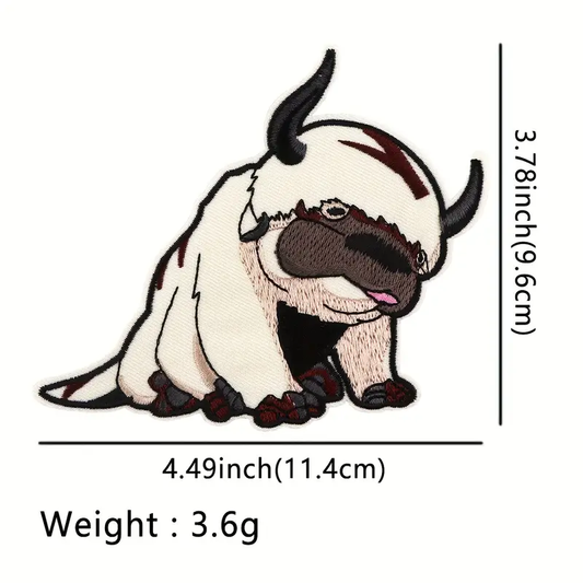 Avatar The Last Airbender Appa Patch - Flying Bison Embroidered