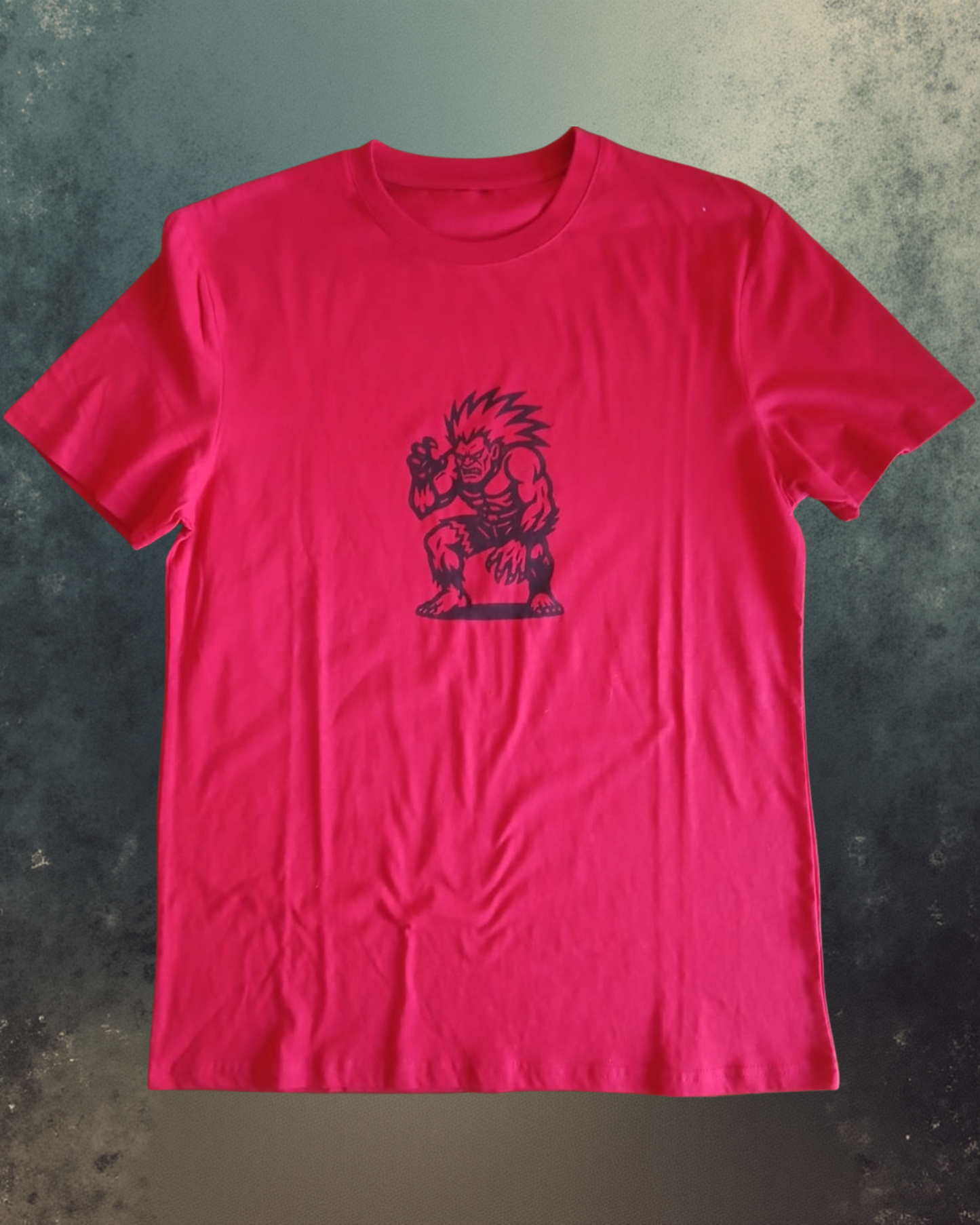 Hand-Printed Blanka Fan Art T-Shirt