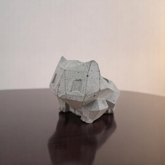Bulbasaur Planter Pot - Mini Cement or Upsized 3D Print Pokémon