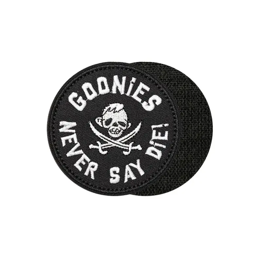 Goonies Embroidered Patch - Never Say Die 80s Adventure
