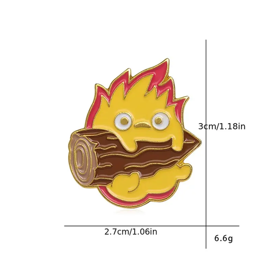 Studio Ghibli Lapel Pins - Miyazaki Character Enamel Badges