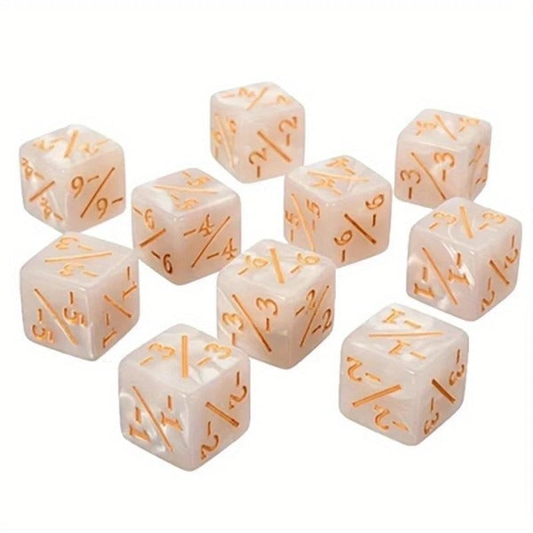 Magic: The Gathering Counter Dice - Marble Effect D6 Gaming Set
