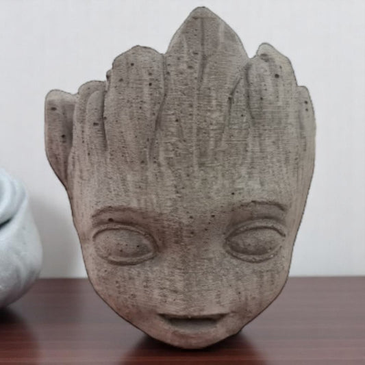 Groot Planter Pot Cement Mini - Guardians Galaxy Garden 9.1cm