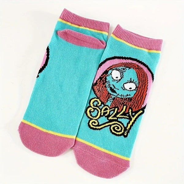 Nightmare Before Christmas Ankle Socks - Tim Burton Character Design