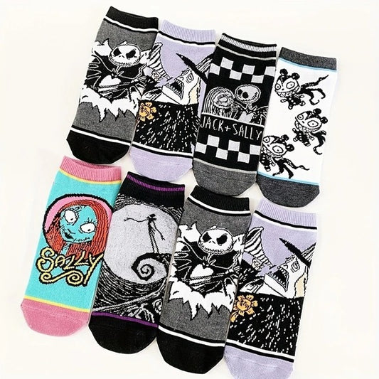 Nightmare Before Christmas Ankle Socks - Tim Burton Character Design
