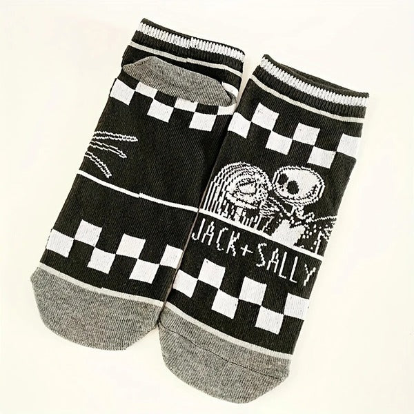 Nightmare Before Christmas Ankle Socks - Tim Burton Character Design