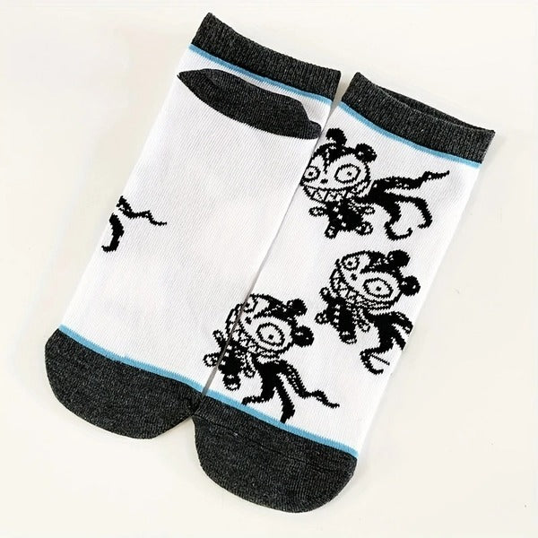 Nightmare Before Christmas Ankle Socks - Tim Burton Character Design
