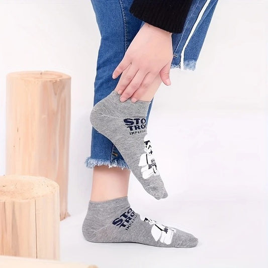 Star Wars Ankle Socks - Character Design Unisex Comfortable Fit