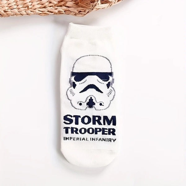 Star Wars Ankle Socks - Character Design Unisex Comfortable Fit
