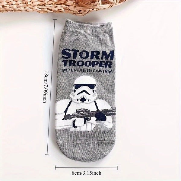 Star Wars Ankle Socks - Character Design Unisex Comfortable Fit