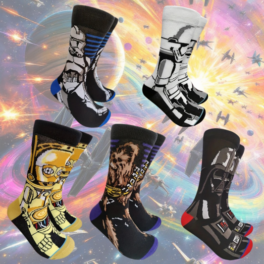 Star Wars Character Tall Socks - Mid-Calf All Over Print One Size