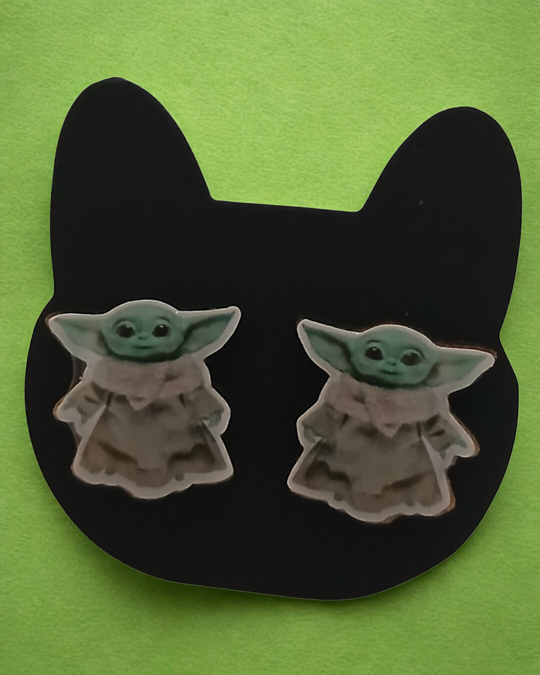 Star Wars–Inspired Grogu Baby Alien Earrings
