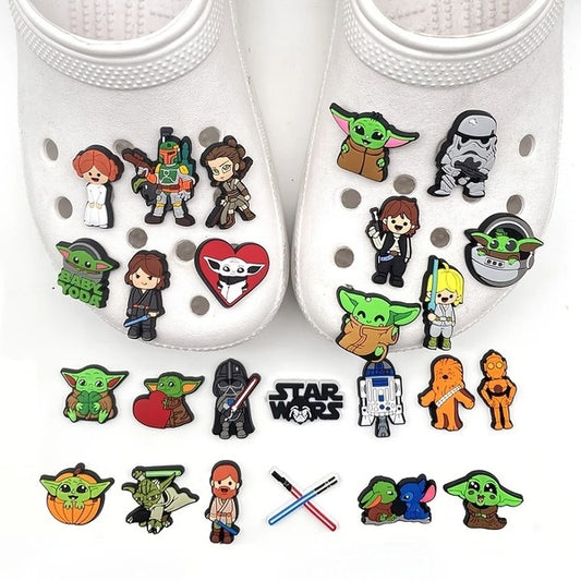 Star Wars Shoe Charms Blind Pack - 5 Crocs Compatible Galaxy Charms