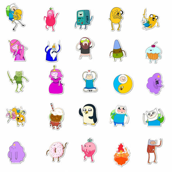 Adventure Time Anime Stickers - Cartoon Blind Pack 5 Set