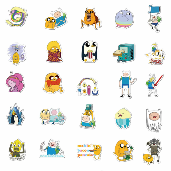 Adventure Time Anime Stickers - Cartoon Blind Pack 5 Set
