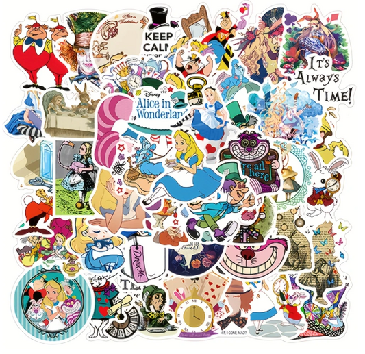 Disney Alice in Wonderland Stickers - Cartoon Blind Pack 5
