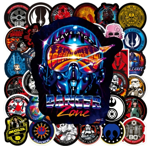 Star Wars Character Stickers - Empire Jedi Blind Pack of 5