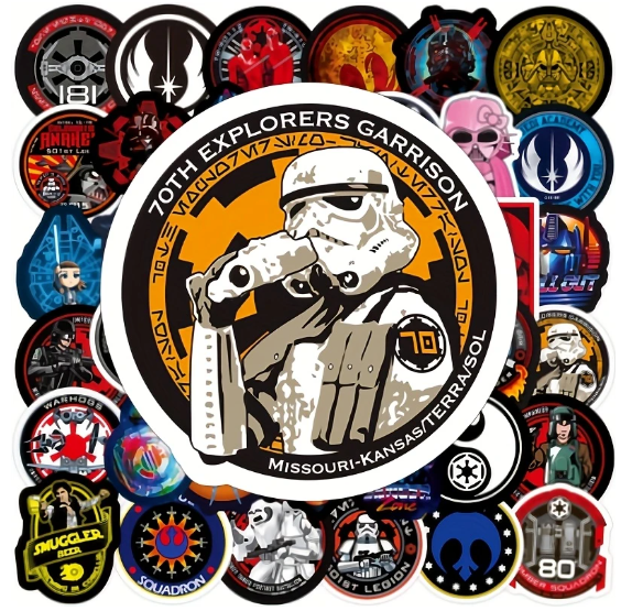 Star Wars Character Stickers - Empire Jedi Blind Pack of 5