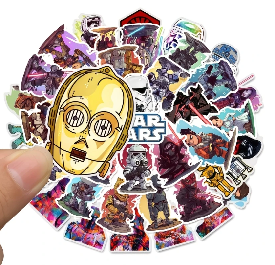 Star Wars Character Stickers - Empire Jedi Blind Pack of 5