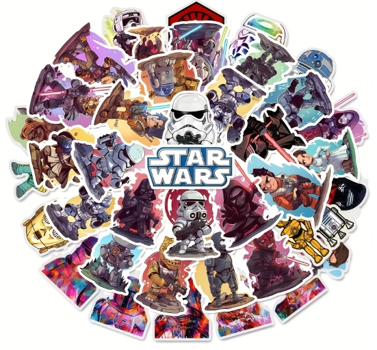 Star Wars Character Stickers - Empire Jedi Blind Pack of 5