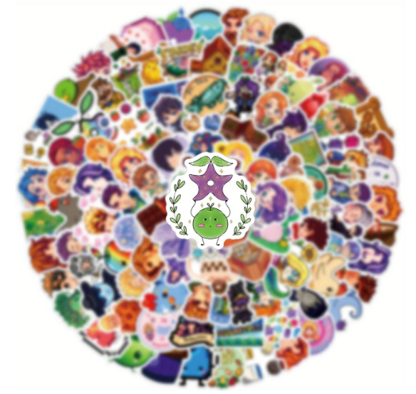 Stardew Valley Stickers - Pixel Farming Game Blind Pack of 10